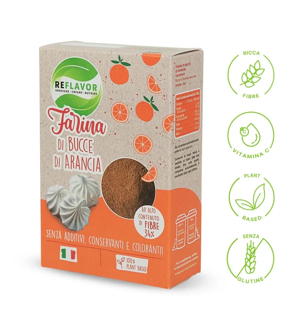 Pack farina arancia