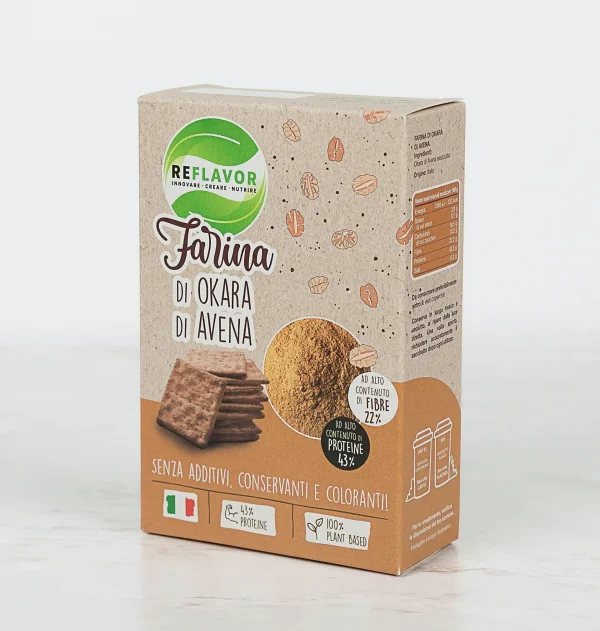 Packaging okara di avena