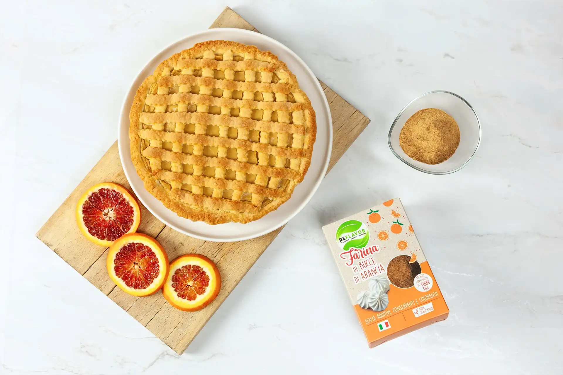 Crostata all'arancia
