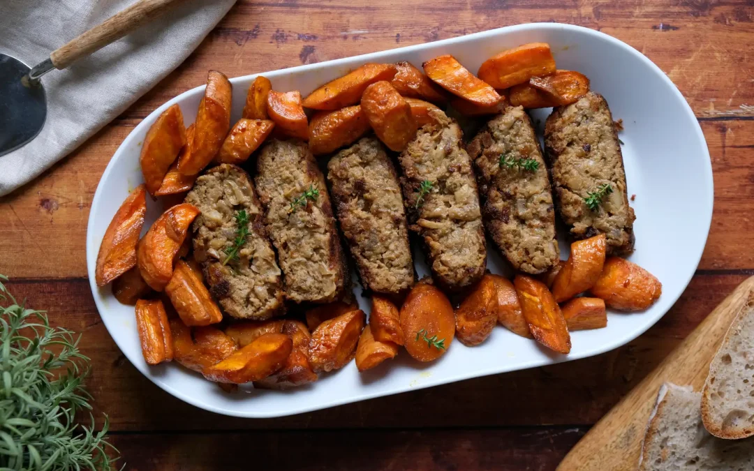 Vegetable Meatloaf with Oat Okara