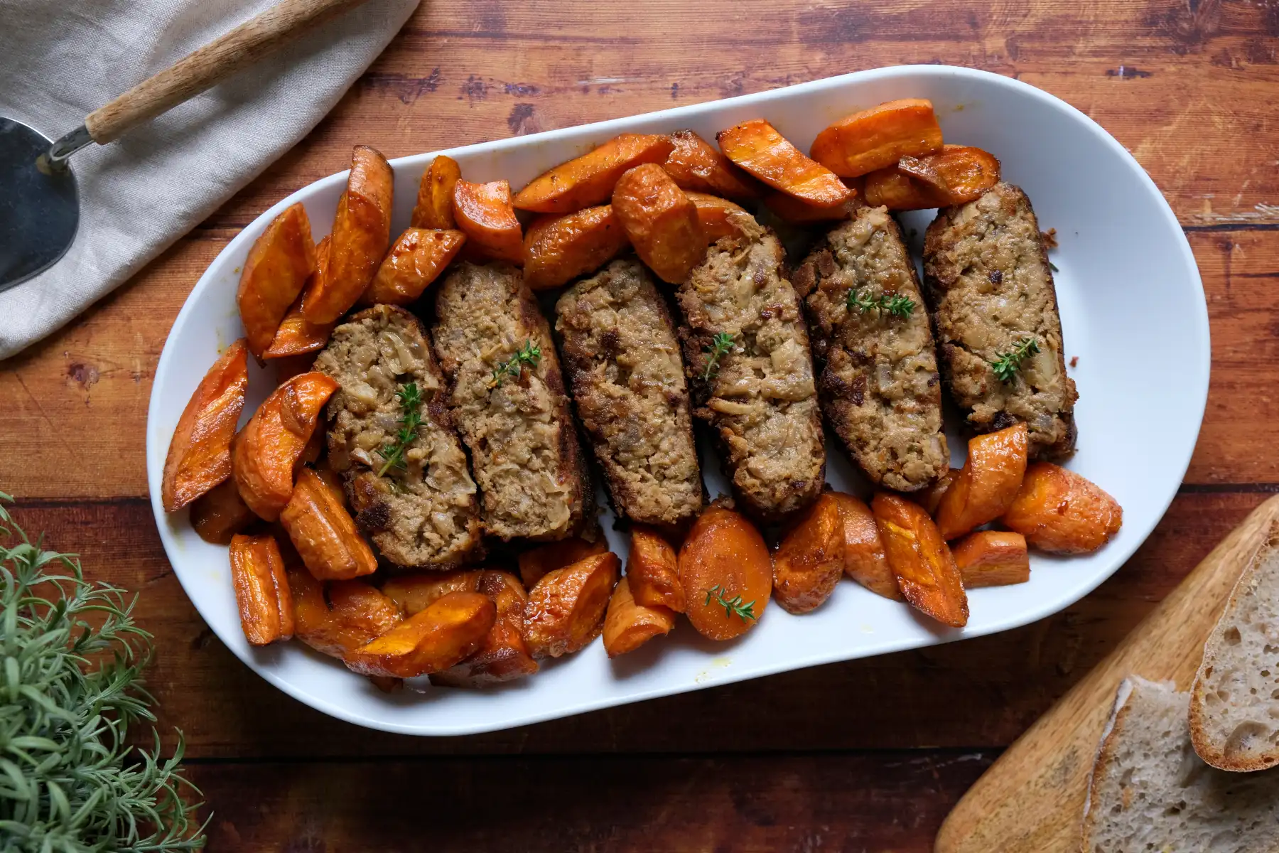 Polpettone vegetale con Okara di Avena